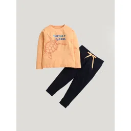 ETCHED DESIGN Boys Printed Pure Cotton T-shirt and Joggers Clothing Set-picture-19