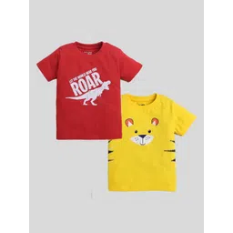 ETCHED DESIGN Boys Typography 2 Printed Applique T-shirt-image-24