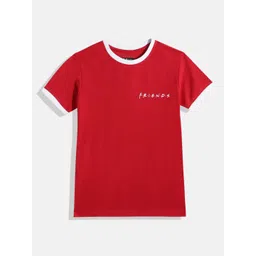 Eteenz Boys Friends Printed Cotton T-shirt-picture-23