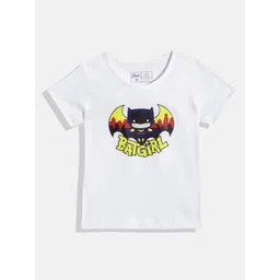 Eteenz Girls Batgirl Printed Pure Cotton T-shirt-picture-44