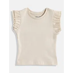 Eteenz Girls Ruffled Regular Knitted Top-picture-14