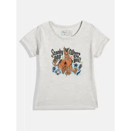 Eteenz Girls Scooby Doo Printed Pure Cotton T-shirt-picture-55
