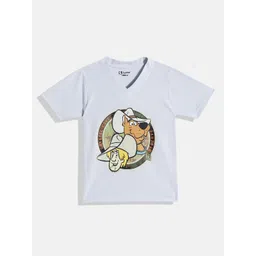 Eteenz Kids Boys Scooby Doo Printed V-Neck T-Shirt-picture-15