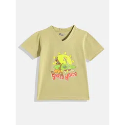 Eteenz Kids Boys Scooby Doo Printed V-Neck T-Shirt-picture-11