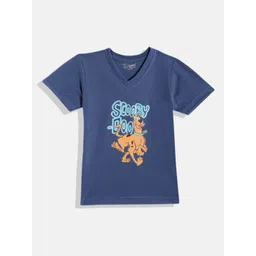 Eteenz Kids Boys Scooby Doo Printed V-Neck T-Shirt-picture-12