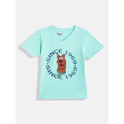 Eteenz Kids Boys Scooby Doo Printed V-Neck T-Shirt-picture-13