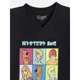 Eteenz Kids Boys Scooby Doo Printed V-Neck T-Shirt image 2