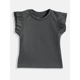 Eteenz Kids Girls Flutter Sleeve Ribbed Top-picture-58