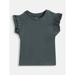 Eteenz Kids Girls Flutter Sleeve Top-picture-47