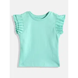 Eteenz Kids Girls Flutter Sleeve Top-picture-44