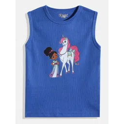 Eteenz Kids Girls Princess Nella Printed T-Shirt-picture-40