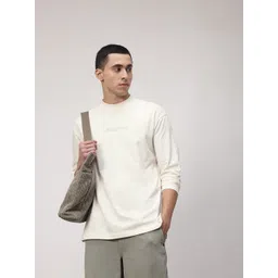 ether Cotton Printed Drop-Shoulder Sleeves Relaxed Fit T-shirt-picture-34