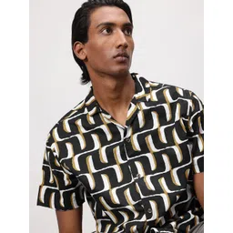 ether Geometric Printed Casual Shirt-picture-41