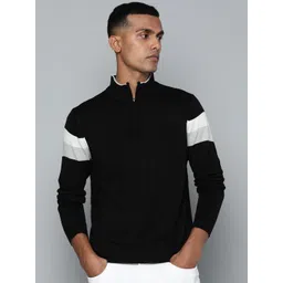 ether Men Acrylic Mock Collar Pullover-picture-39