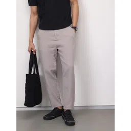 ether Men Pure Cotton Regular Trousers-picture-34