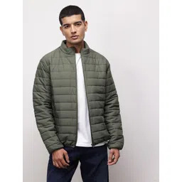 ether Mock Collar Padded Jacket-picture-16