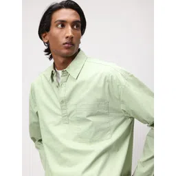 ether Pure Cotton Relaxed Casual Shirt-picture-10