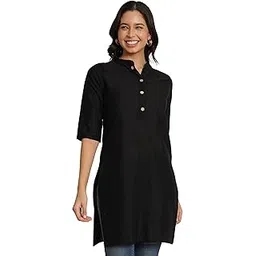 ethic glance ™ Stylish Women's Short Kurtis: Trendy Cotton Designs for Casual & Formal Wear | Office Wear Kurta for Women | Cotton Blend Kurti for Women-picture-23