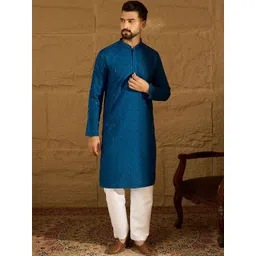 Ethnic Bay Men Embroidered Kurta-picture-32