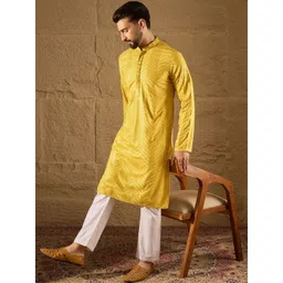 Ethnic Bay Men Embroidered Thread Work Kurta-picture-25