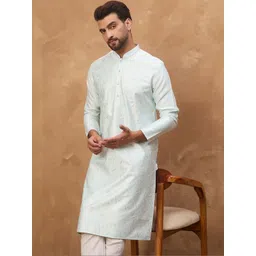 Ethnic Bay Men Embroidered Thread Work Kurta-picture-22