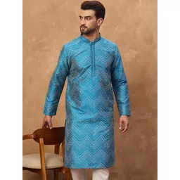 Ethnic Bay Men Geometric Printed Kurta-picture-27
