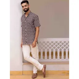 Ethnic India Men Ethnic Motifs Checked Kurta-picture-33