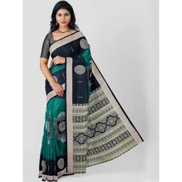 ETHNIC ODISHA HANDLOOM Ethnic Motifs Women Printed Sambalpuri Saree-picture-12