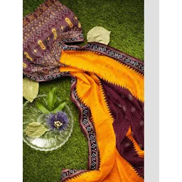 ETHNIC ODISHA HANDLOOM Women Ethnic Motifs Printed Pure Cotton Sambalpuri Saree image 5