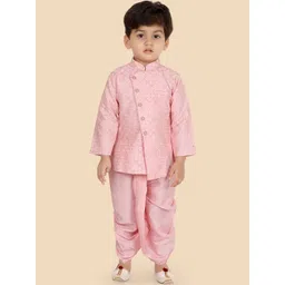 Ethniks Neu-Ron Boys Printed Angrakha Kurta with Dhoti Pants-picture-38