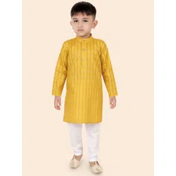 Ethniks Neu-Ron Boys Striped Kurta with Pyjama-picture-14