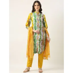 Ethnovog Chevron Printed Unstitched Dress Material-picture-21