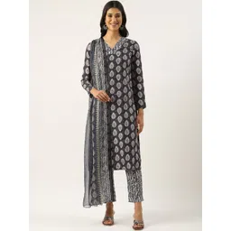 Ethnovog Floral Printed Unstitched Dress Material-picture-16