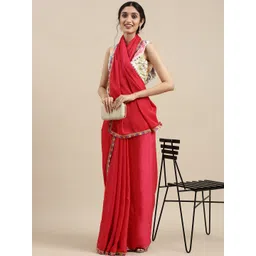 Ethnovog Saree With Stitched Blouse-picture-32