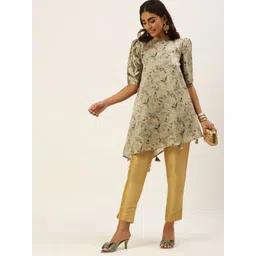 Ethnovog Women Multicoloured Floral Printed Floral Kurta-picture-28