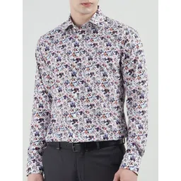 Eton Men Spread Collar Floral Printed Cotton Formal Shirt-picture-15