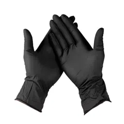 ETS Hand Pro Examination Nitrile Gloves Black Color M Size, ‎NM_6GM_Black (Pack of 600 pcs)-image-45