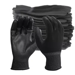 ETS Hand Pro Polyester and PU Cut Resistant Gloves Black Color, Free Size, ‎CPHG_BLK_BLK (Pack of 2 Pair)-picture-23
