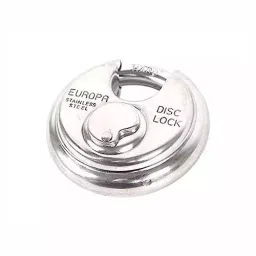 Europa 14 mm Metal Stainless Steel 3 + 1 L Keys Disc Pad Lock, P990SSTW  (Set of 2)-picture-37