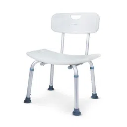 Everactiv by HCAH Aluminium White Waterproof Shower Chair with Backrest for Elders, Adults &a; Pregnant Women&s;s, SEN245-EVSC-picture-35