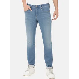 EVERBLUE Men Solid Comfort Slim Fit Light Fade Stretchable Jeans-picture-38