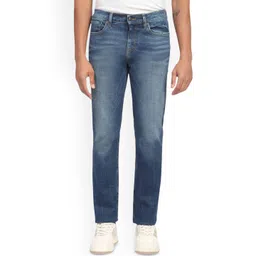 EVERBLUE MenSlim Fit Mid-Rise Clean Look No Fade Jeans-picture-10