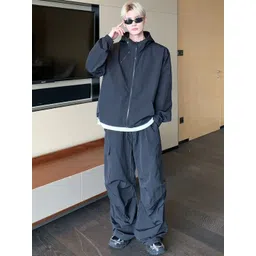 EVERDION Men Mock Collar Neck Tracksuit-picture-36