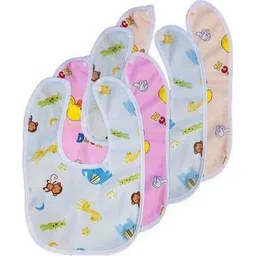 everkid Baby Button Bibs Apron for Feeding and Drooling Cute Animated Print with Tich Button Double Layered Waterproof-picture-25