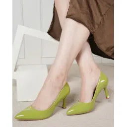 everqupid Women Pointed-Toe Kitten-Heeled Shoes-picture-13