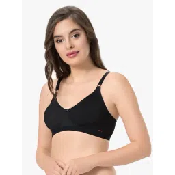 Every De by Amante Black Non Padded Non Wired Full Coverage Bra-image-11
