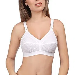 eve's beauty Women's Full Coverage Non Padded Non Wired Cotton Bra-picture-11