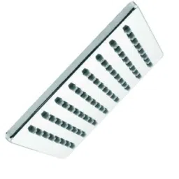 Evic Elegant 6x6 inch Brass Chrome Finish Silver Wall Mounted Overhead Shower-picture-22