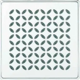 Evic Flower 6x6 inch Brass Chrome Finish Silver Wall Mounted Overhead Shower-picture-30