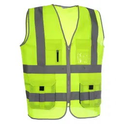 Evion Medium Size Green Reflective Safety Jacket, ES-024-image-16